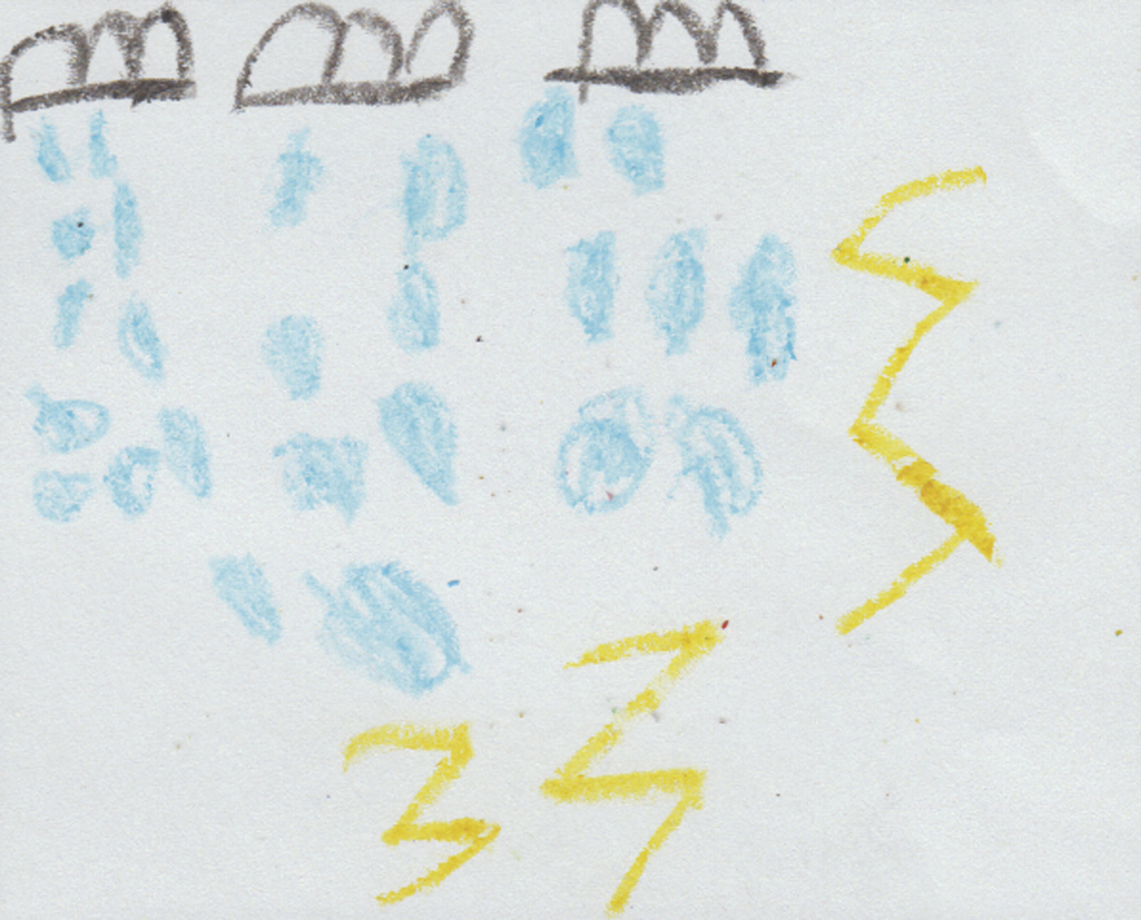 Kids' weather drawings: Aug 25